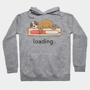 loading dog Hoodie